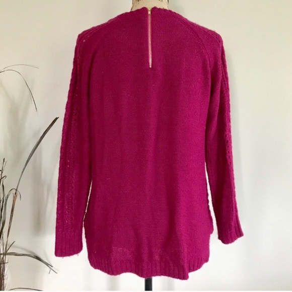 •The Limited• chunky knit eyelet sweater - Picture 3 of 5